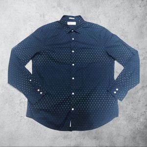 Penguin Shirt Heritage Slim Fit Button Down Polka Dot Munsingwear XL